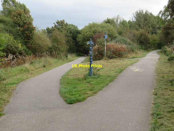 Photo 6"x4" National Cycle Network route 67, Harrogate Harrogate c2021 P1