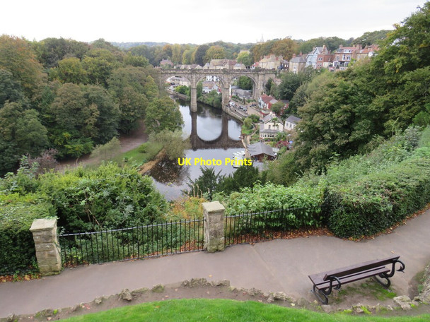 Photo 6"x4" View over the River Nidd, Knaresborough Knaresborough c2021