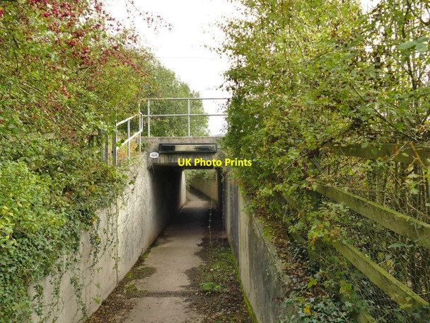 Photo 6"x4" Pedestrian subway at Ackers Crossing The Bank c2021