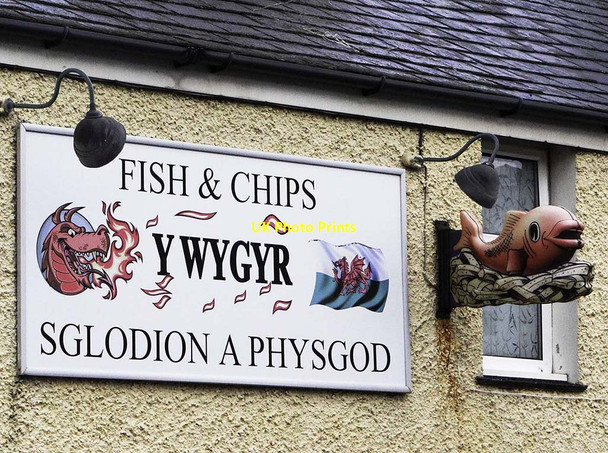 Photo 6"x4" Fish & Chips, Cemaes Bay Cemaes\/SH3693 c2021