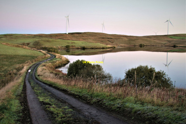 Photo 6"x4" White Loch at dawn Windy-Yett\/NS4750 c2021