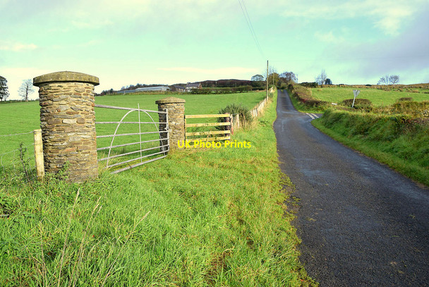 Photo 6"x4" Country road Gortin c2021