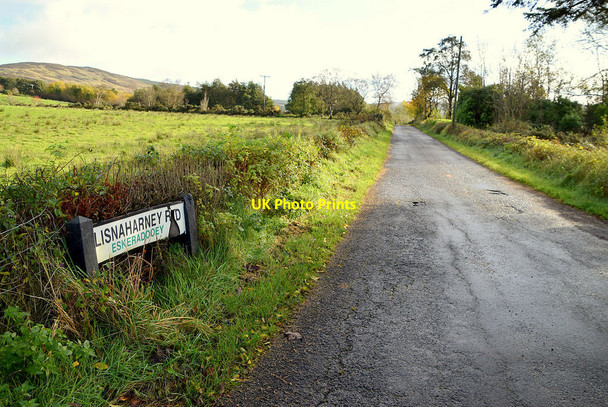 Photo 6"x4" Lisnaharney Road, Eskeradooey Gortin c2021