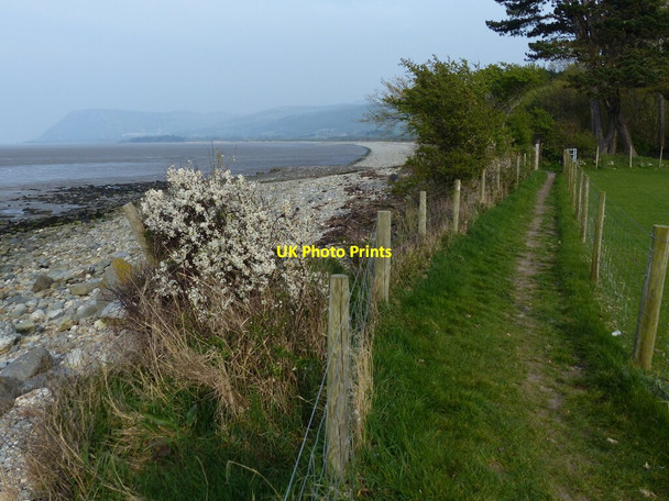 Photo 6"x4" Wales Coast Path at Coed Gyfynys Tal-y-bont\/SH6070 c2019