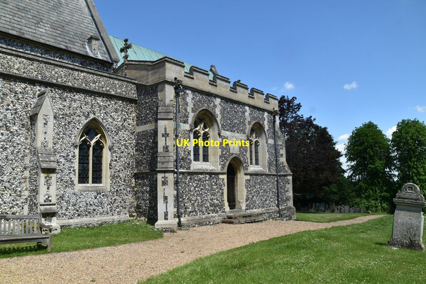 Photo 6"x4" Church of St Nicholas Elmdon\/TL4639 c2021 P1