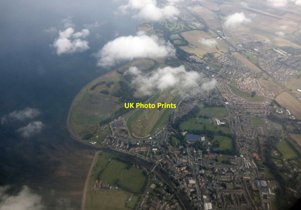 Photo 6"x4" Musselburgh from the air Musselburgh c2021