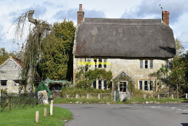 Photo 6"x4" Cottage by the church at Teffont Magna Teffont Magna c2021
