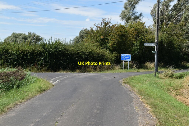 Photo 6"x4" Quiet, rural road junction Newchurch\/TR0531 c2020
