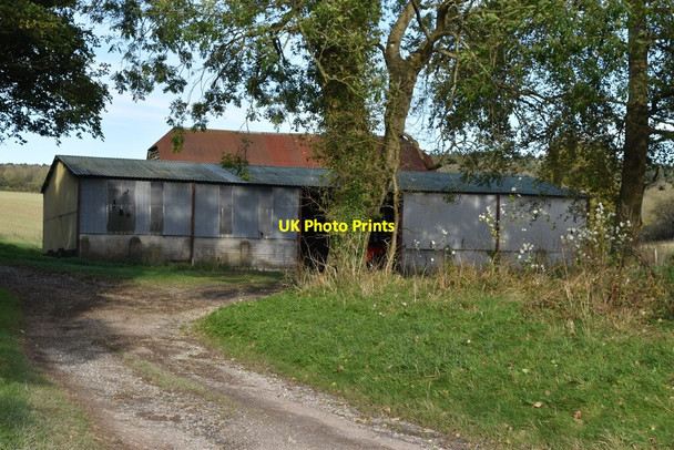 Photo 6"x4" Farm building at the end of Baverstock Lane Baverstock c2021