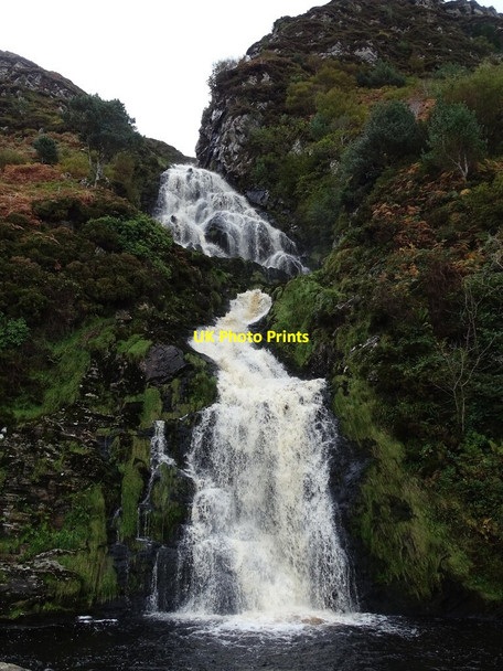 Photo 6"x4" Assaranca Waterfall Crannogeboy c2021