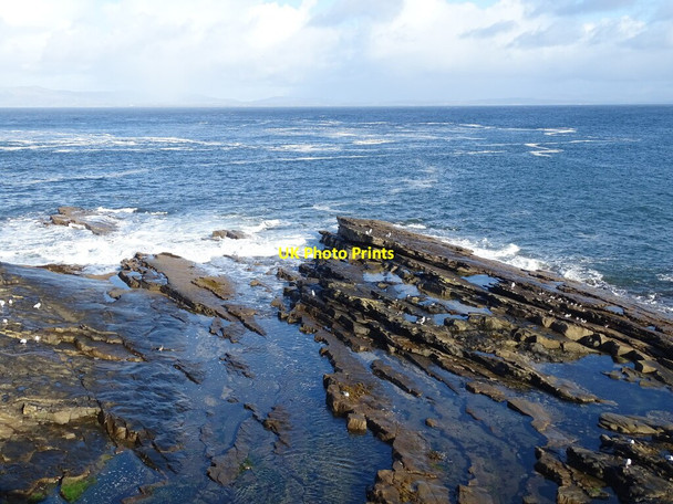 Photo 6"x4" Rocky shore Mullaghmore c2021