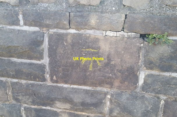 Photo 6"x4" Ordnance Survey Cut Mark Arno's Vale c2021 P1