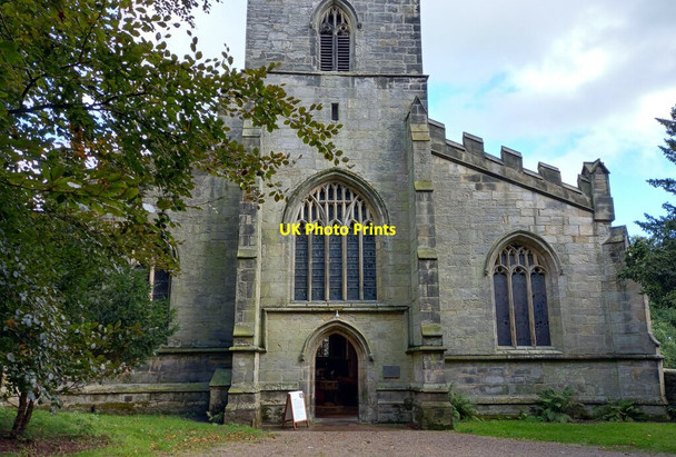 Photo 6"x4" Harewood All Saints church Harewood\/SE3245 c2021