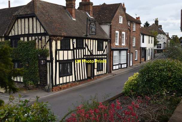 Photo 6"x4" Buildings opposite the church at Cobham Cobham\/TQ6768 c2021