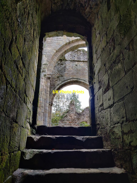 Photo 6"x4" Steps at Buildwas Abbey Buildwas c2021