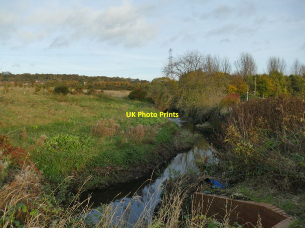 Photo 6"x4" The river Spen at Ravensthorpe Mirfield c2021