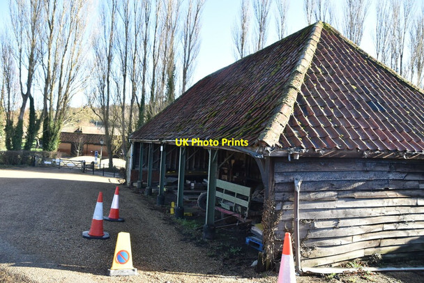 Photo 6"x4" Cart shed, Castle Farm Timberden Bottom c2021