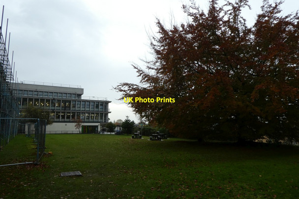 Photo 6"x4" Lawn by Fairhurst Library Heslington c2021