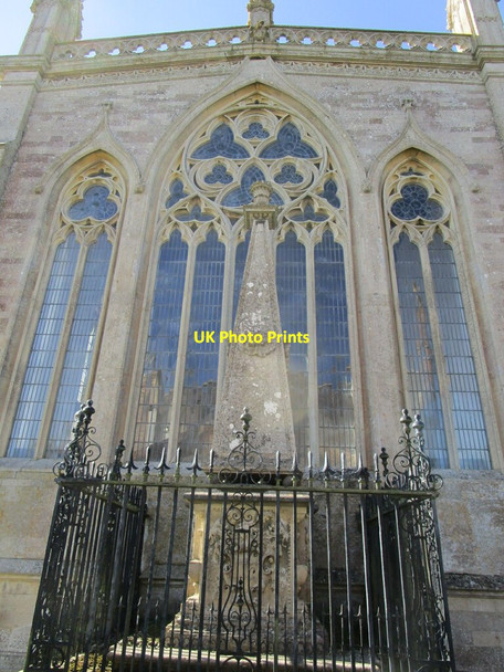 Photo 6"x4" Church of St. John the Baptist, King's Norton and monument to William Fortrey King's Norton\/SK6800 c2021