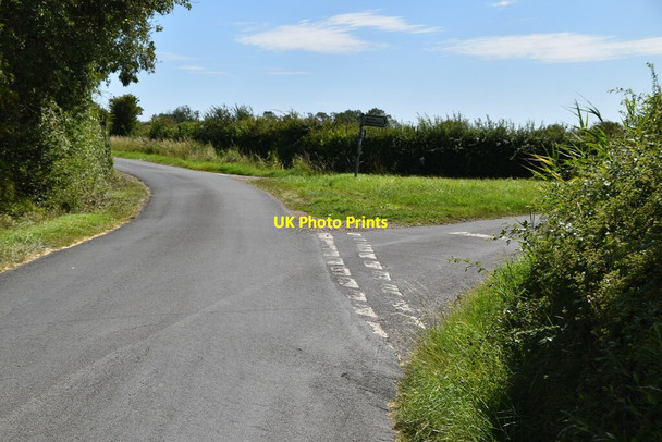 Photo 6"x4" Road junction Newchurch\/TR0531 c2020