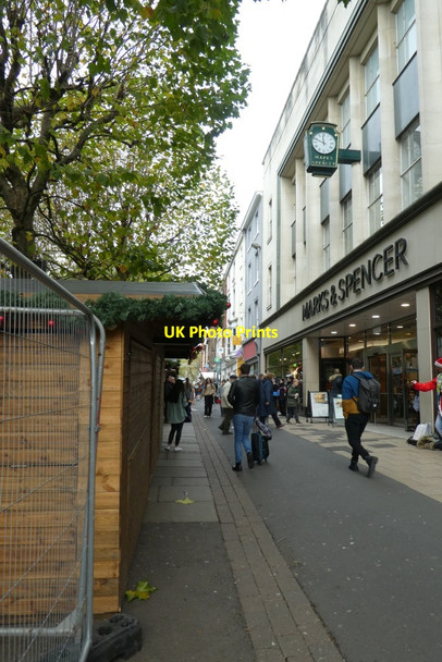 Photo 6"x4" Christmas market huts York\/SE5951 c2021
