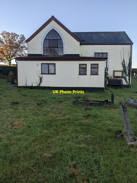 Photo 6"x4" Northeast side of Gwehelog Methodist Church Gwehelog c2021