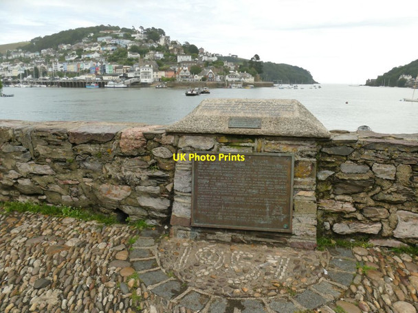 Photo 6"x4" Mayflower & Speedwell plaques, Bayards' Cove, Dartmouth Dartmouth c2021
