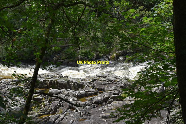 Photo 6"x4" Rapids, River Tummel Faskally c2021