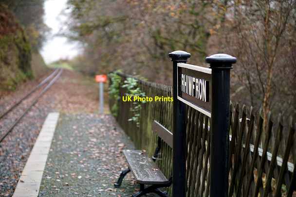 Photo 6"x4" On Rhiwfron station Devil's Bridge\/Pontarfynach c2021