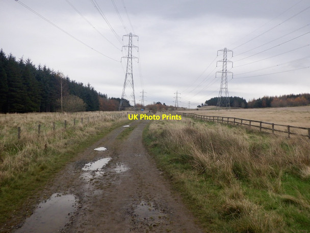 Photo 6"x4" Power lines, Dreghorn Dreghorn\/NT2268 c2021