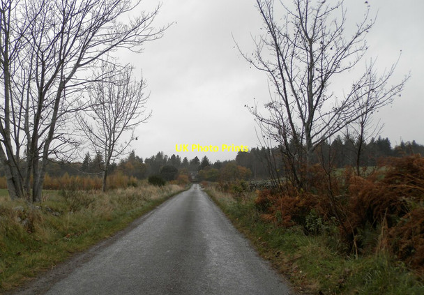 Photo 6"x4" Unclassified road near Balfreish Cantraywood c2021