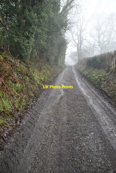 Photo 6"x4" Chains Farm Track Cooper's Corner\/TQ4849 c2021