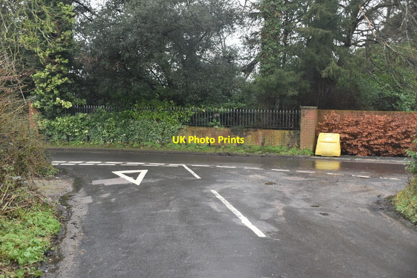Photo 6"x4" End of Pillar Box Lane Styants Bottom c2021