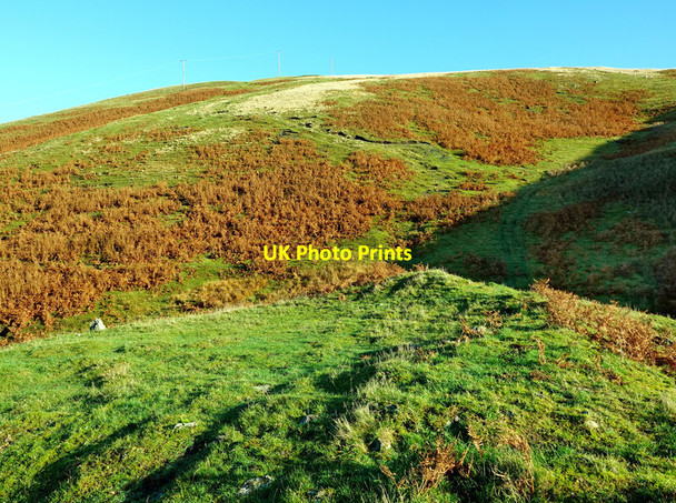 Photo 6"x4" Castle Hill Fort site Abington\/NS9323 c2021