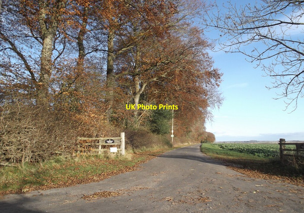 Photo 6"x4" Entrance to Thoresway Grange Croxby Top c2021