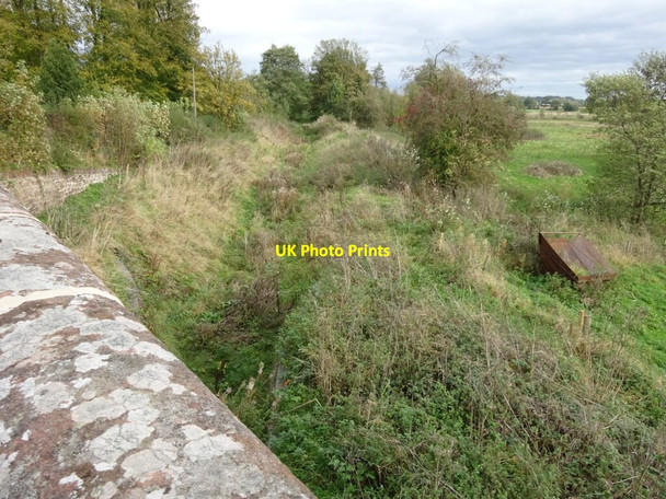 Photo 6"x4" Course of old Shrewsbury to Norbury Canal Newport\/SJ7419 c2021