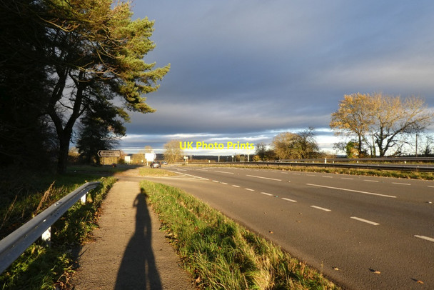 Photo 6"x4" A64 on Whitwell Hill Whitwell-on-the-Hill c2021