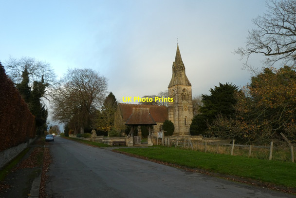 Photo 6"x4" St. John the Evangelist Whitwell-on-the-Hill c2021
