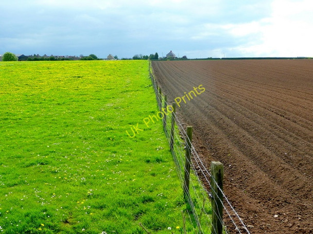 Photo 6"x4" Footpath line Bolsover c2009