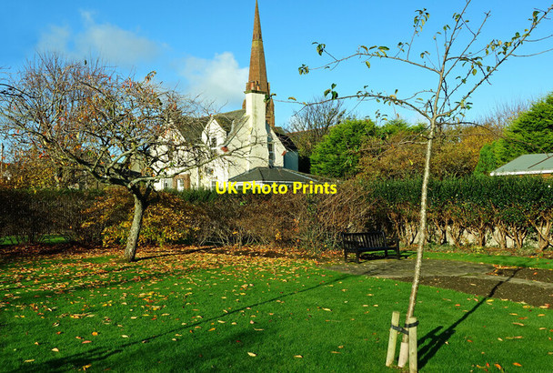 Photo 6"x4" Autumn view at Orchard Gardens Girvan c2021