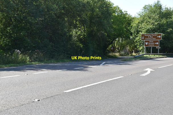 Photo 6"x4" Road off A2070 to Ham Mill Farm Hamstreet c2020