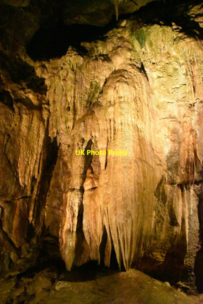 Photo 6"x4" Flowstones, Marble Arch Caves Blacklion c2021