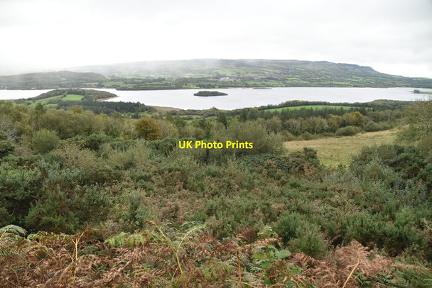 Photo 6"x4" View towards Lower Lough Macnean Blacklion c2021