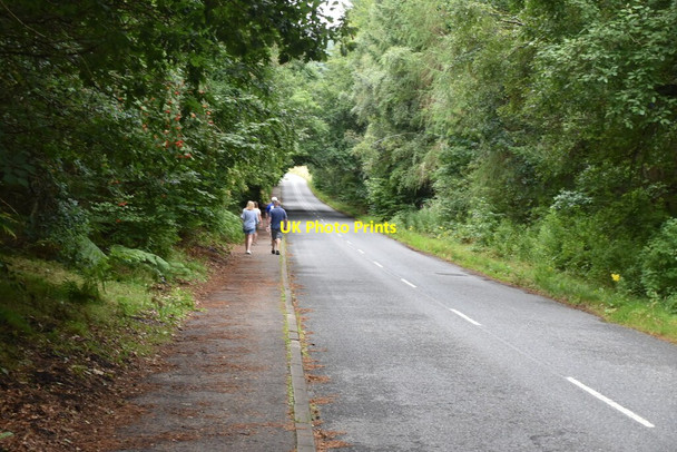 Photo 6"x4" Minor road Pitlochry c2021