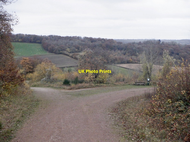 Photo 6"x4" Road junction, Haugh Wood Common Hill\/SO5834 c2021