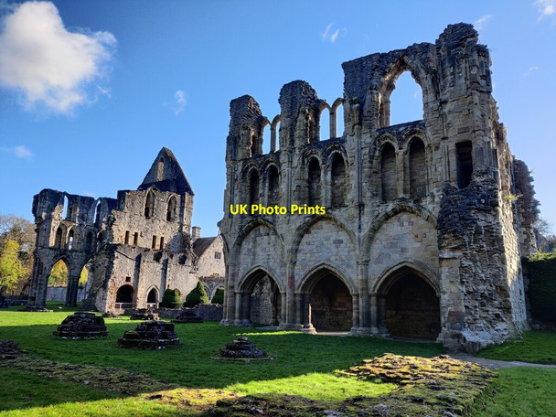 Photo 6"x4" The ruins of Much Wenlock Priory Much Wenlock c2021