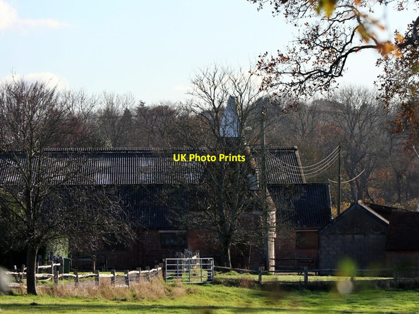 Photo 6"x4" Oast Kiln at Forest Farm, Mark Cross,  Heathfield\/TQ5630 c2021