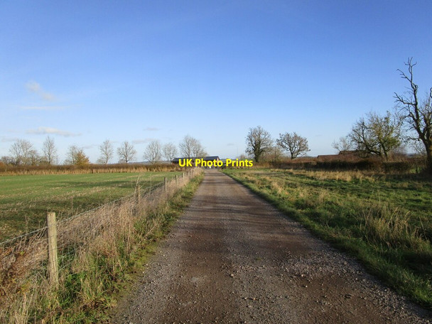 Photo 6"x4" Roadway and footpath near Linden Lodge Holwell\/SK7323 c2021