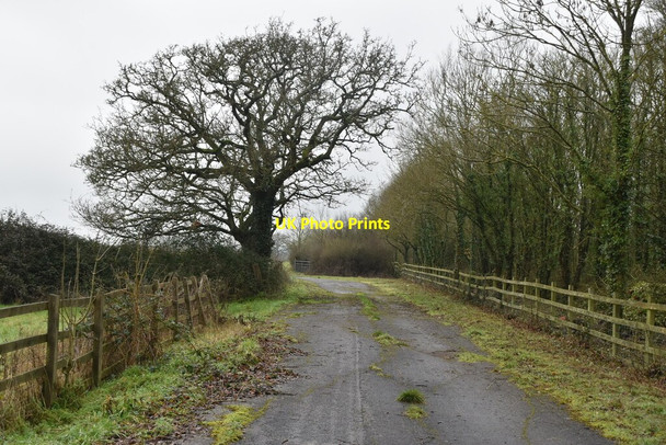 Photo 6"x4" Track to Westlands Farm Borough Green c2021