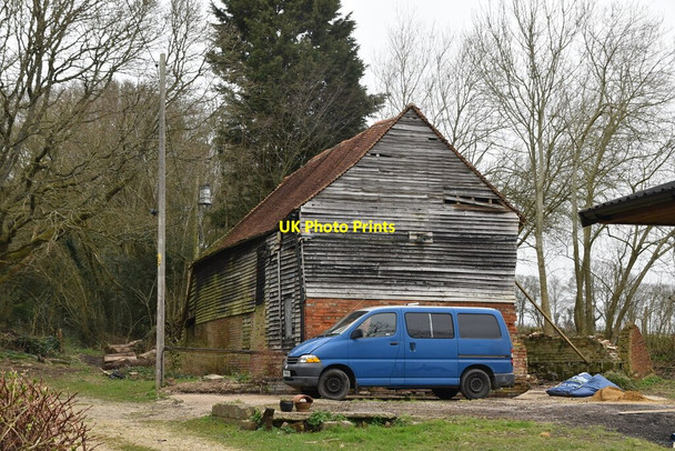 Photo 6"x4" Barn, Woodsdale Farm Battle\/TQ7416 c2021
